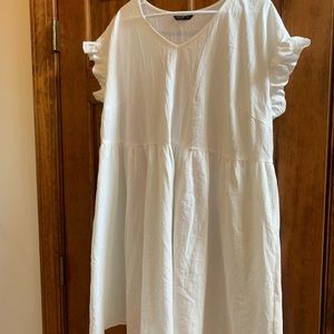 White SHEIN dress new with tags.